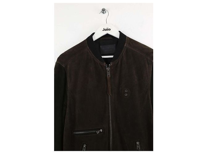 All Saints Braune Wildlederjacke - Ansicht 2