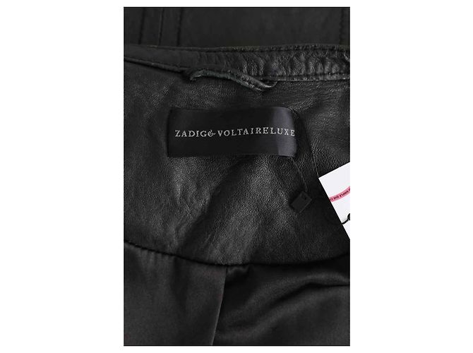 Zadig & Voltaire Schwarzes Lederkleid - Ansicht 5