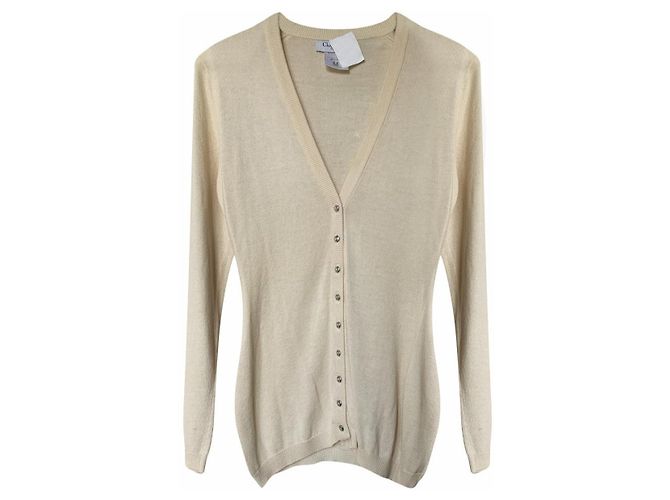 Strickjacke S/S 1998 Christian Dior & John Galliano Beige - Ansicht 2