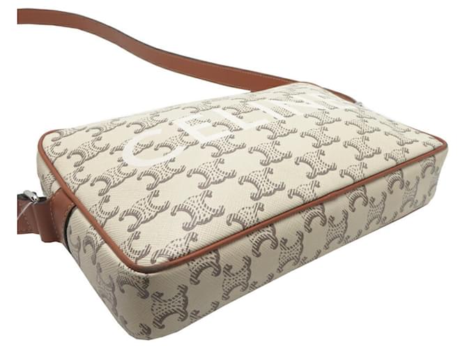 Céline Borsa a spalla bianca Celine Triomphe Bianco - vista 2