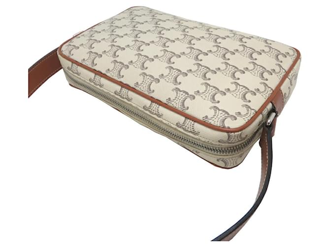 Céline Borsa a spalla bianca Celine Triomphe Bianco - vista 3