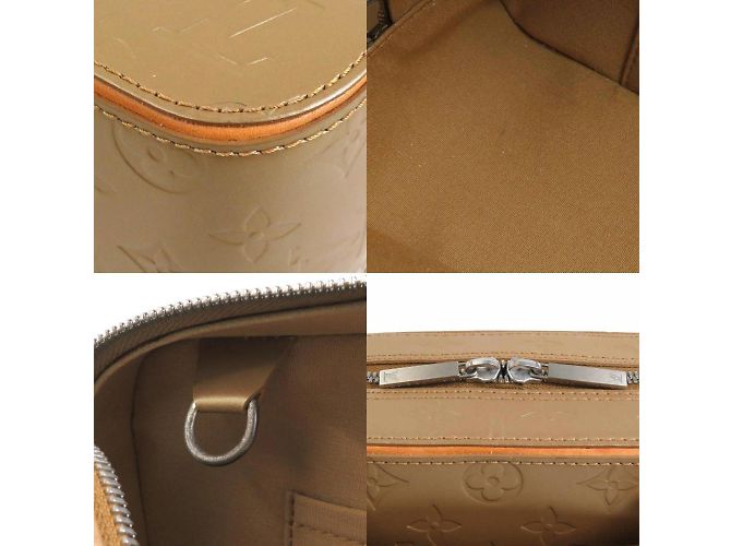 Borsa a mano opaca Monogram Louis Vuitton Marrone - vista 3