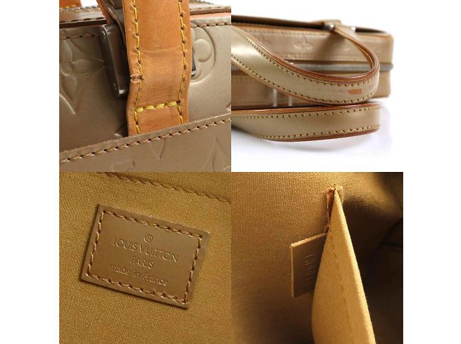 Borsa a mano opaca Monogram Louis Vuitton Marrone - vista 5
