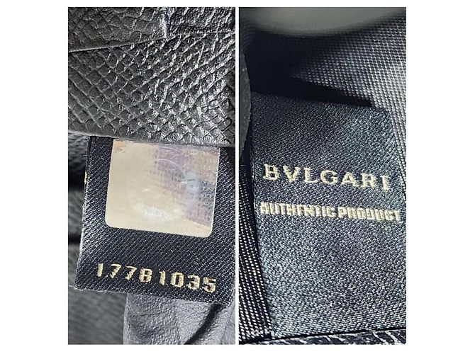 Autre Marque Bvlgari Long Bifold Wallet Black - view 5