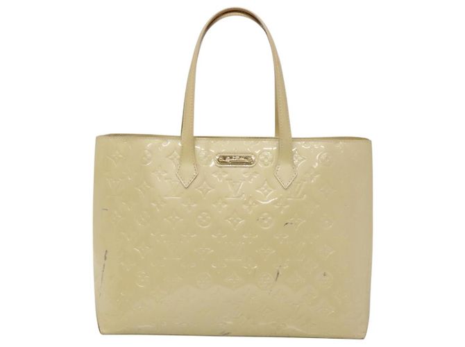 LOUIS VUITTON Monogram Vernis Wilshire MM Borsa a Mano Broncorail M91441 Auth 121051 - vista 10