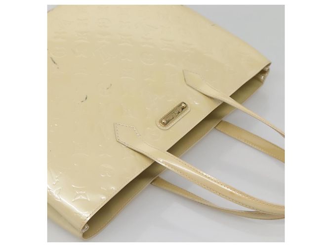 LOUIS VUITTON Monogram Vernis Wilshire MM Borsa a Mano Broncorail M91441 Auth 121051 - vista 4