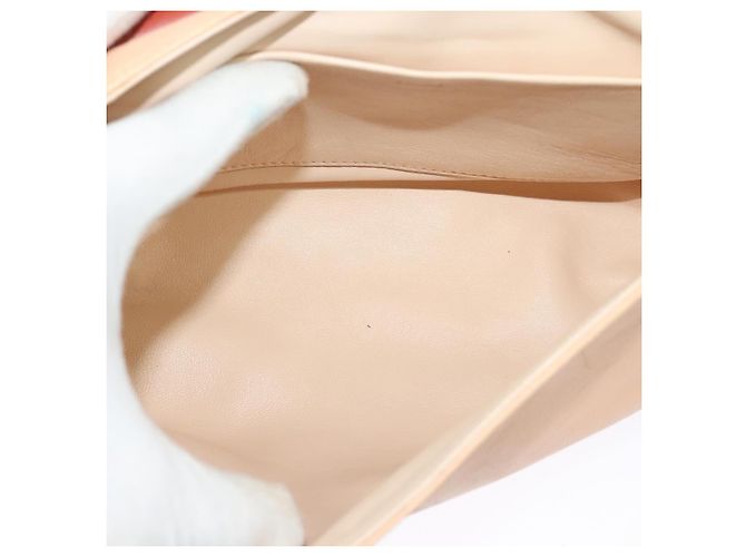 Chloé Borsa a spalla in pelle beige oro Chloe Auth am8219 D'oro - vista 7
