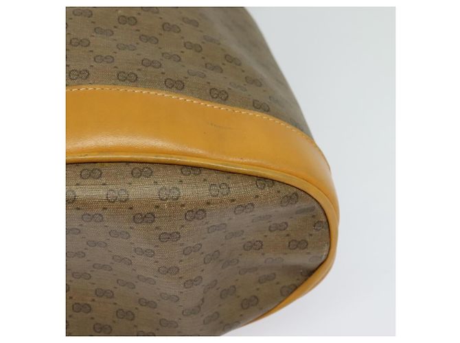 Sac à épaule GUCCI GG Supreme PVC Beige Or 001 116 0937 Auth BA1480 Doré - vue 10