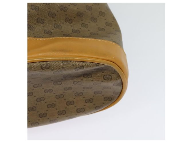 Sac à épaule GUCCI GG Supreme PVC Beige Or 001 116 0937 Auth BA1480 Doré - vue 11