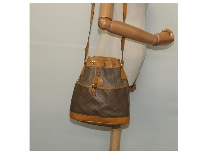 Sac à épaule GUCCI GG Supreme PVC Beige Or 001 116 0937 Auth BA1480 Doré - vue 13