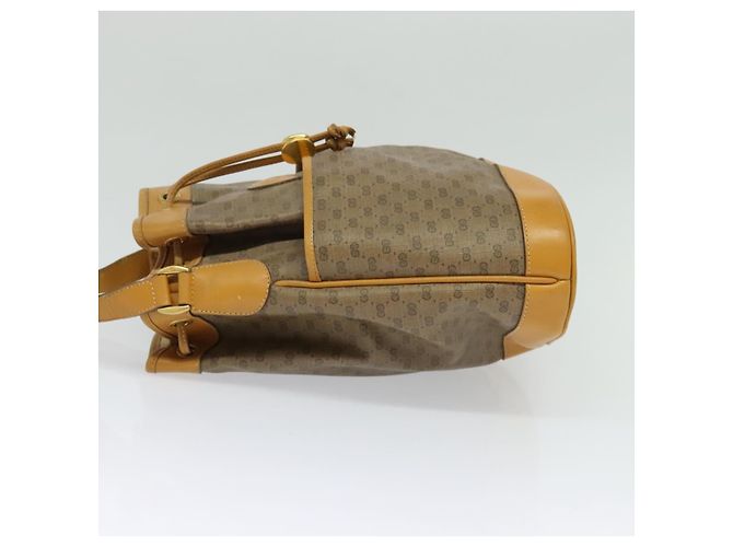 Sac à épaule GUCCI GG Supreme PVC Beige Or 001 116 0937 Auth BA1480 Doré - vue 3