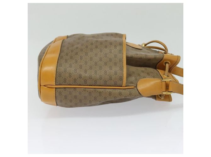 Sac à épaule GUCCI GG Supreme PVC Beige Or 001 116 0937 Auth BA1480 Doré - vue 4