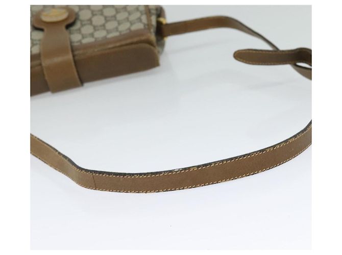 Borsa a spalla GUCCI GG Plus Supreme in pelle PVC beige oro Auth th5900 D'oro - vista 5