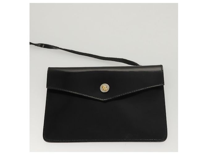 Handtasche Salvatore Ferragamo Emaille Schwarz Auth 119146 - Ansicht 12