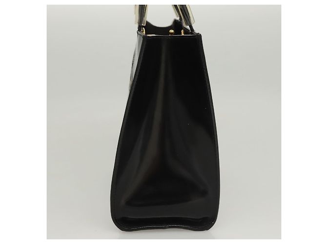 Handtasche Salvatore Ferragamo Emaille Schwarz Auth 119146 - Ansicht 3
