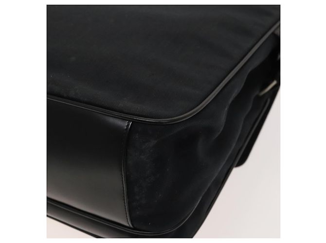 Gianni Versace Handtasche aus Canvas 2-Wege Schwarz Silber Authentisch bs24675 - Ansicht 11