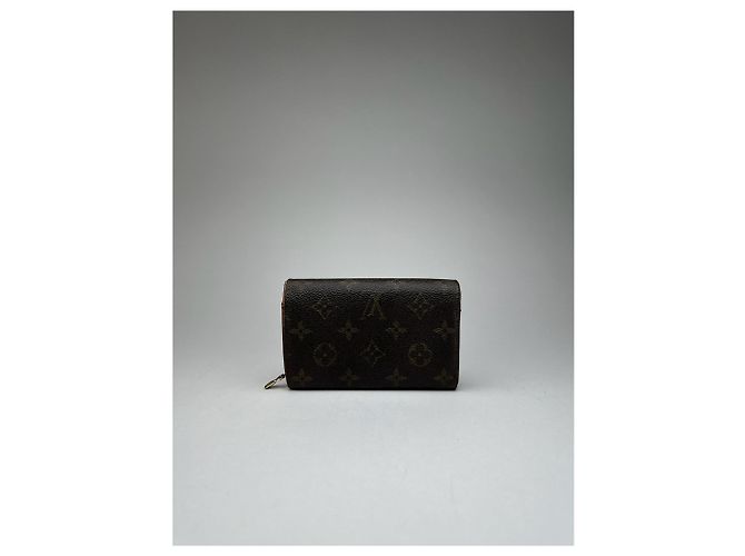 Vintage Louis Vuitton Leather monogram Wallet brown Khaki - view 2