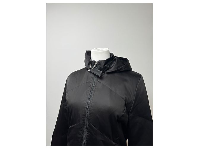 Vintage Courreges Puffer Lederjacke 38/M schwarz - Ansicht 5