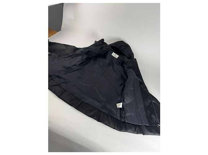 Vintage Courreges Puffer Lederjacke 38/M schwarz - Ansicht 8