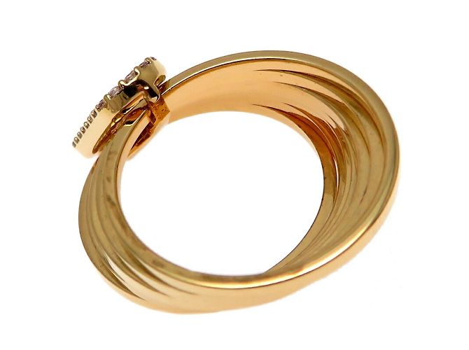 Fendi Orlock Damenring aus vergoldetem Metall - Ansicht 3