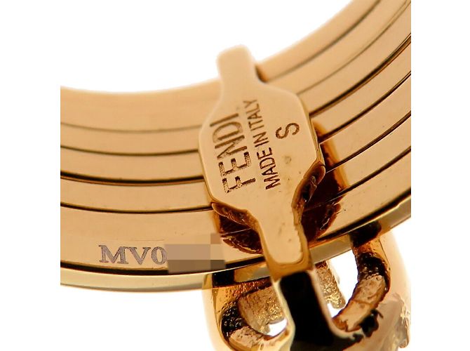 Fendi Orlock Damenring aus vergoldetem Metall - Ansicht 5