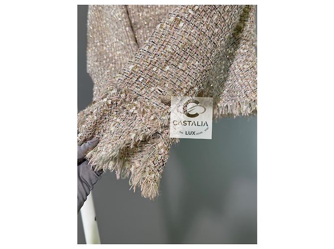 Chanel Ikonisches Anna Wintour Tweed-Ensemble Lesage 34 FR Mehrfarben - Ansicht 11