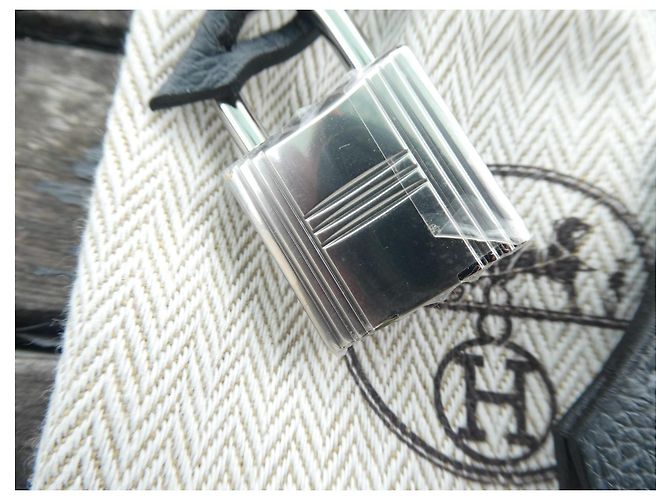 campanella, tirante e lucchetto nuovo Hermès Grigio - vista 3