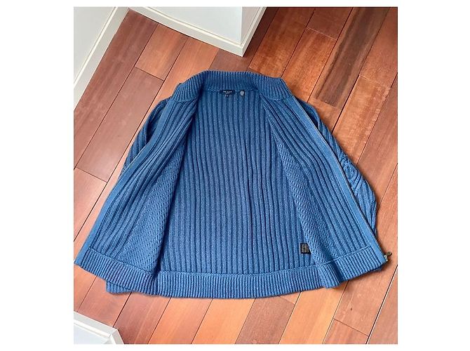 Ted Baker London Weste Wolle und Kaschmir Marineblau - Ansicht 3