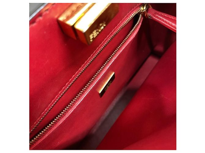 Borsa a spalla Fendi 8BN302 Peekaboo Essential Beige - vista 10