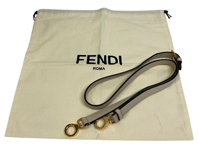 Borsa a spalla Fendi 8BN302 Peekaboo Essential Beige - vista 11