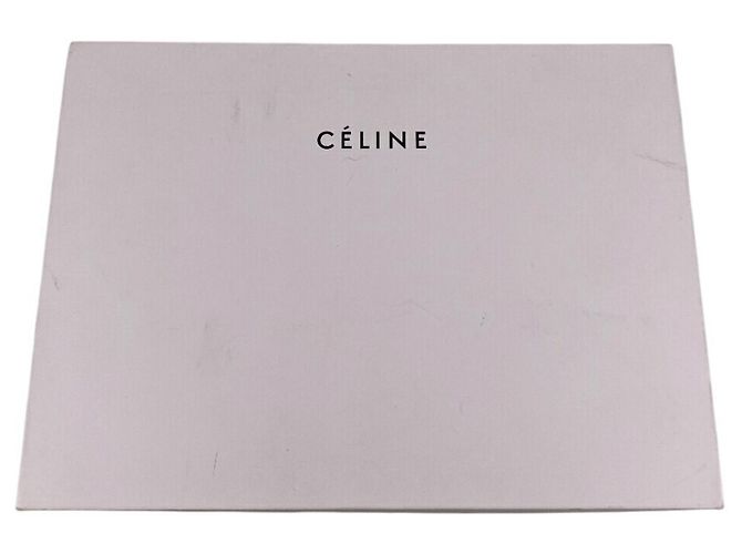 Céline Celine Bordeaux Leder Langbörse - Ansicht 13