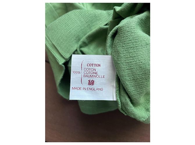Polo John Smedley de algodón Sea Island verde - vista 6