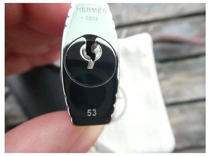 Hermès Glocken-Zugschloss für oben a Schwarz - Ansicht 6
