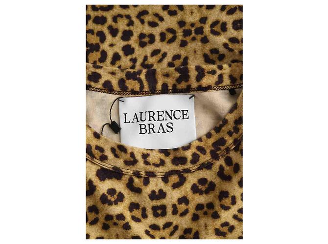 Laurence Bras Vestido de algodón marrón Castaño - vista 5