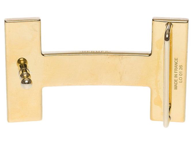 Hermès HERMES Accessory Single Buckle / Belt buckle in Black Metal - 102658 - view 2