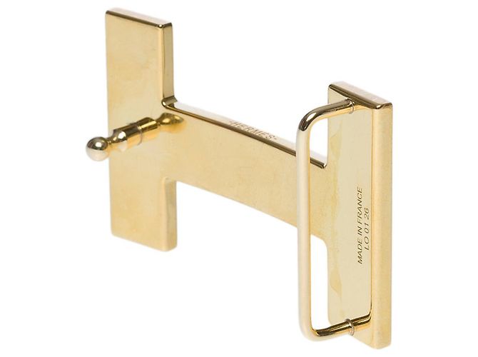 Hermès HERMES Accessory Single Buckle / Belt buckle in Black Metal - 102658 - view 3