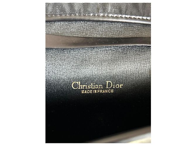 Christian Dior Clutch-Tasche Schwarz Golden - Ansicht 10