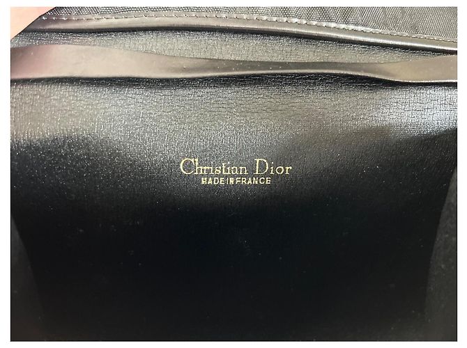 Christian Dior Clutch-Tasche Schwarz Golden - Ansicht 11