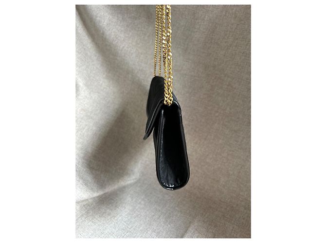 Christian Dior Clutch-Tasche Schwarz Golden - Ansicht 15