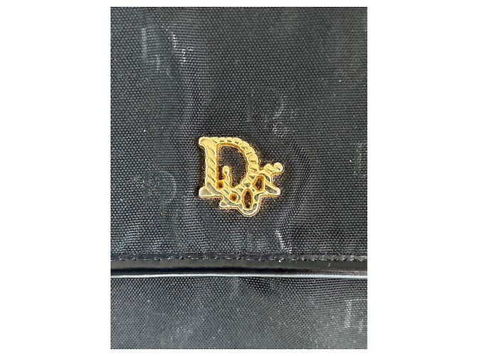 Christian Dior Clutch-Tasche Schwarz Golden - Ansicht 9
