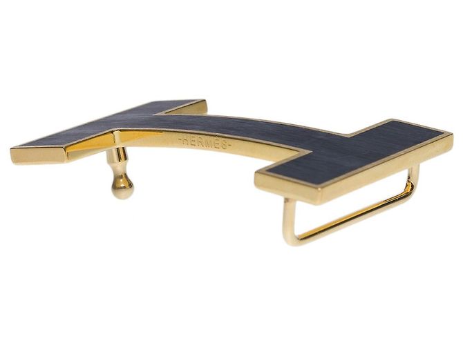 Hermès HERMES Accessory Single Buckle / Belt buckle in Black Metal - 102657 - view 3