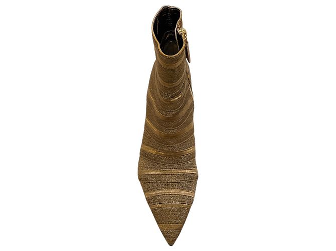 Casadei Gold Bandage Stiefeletten - Ansicht 2