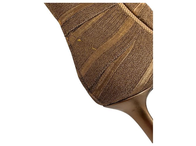 Casadei Gold Bandage Stiefeletten - Ansicht 4