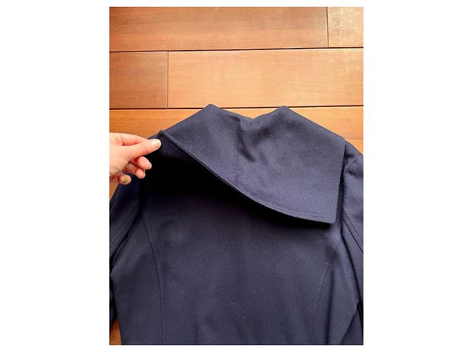 Autre Marque John Bartlett Short Jacket Dark Blue Virgin Wool Navy blue - view 5