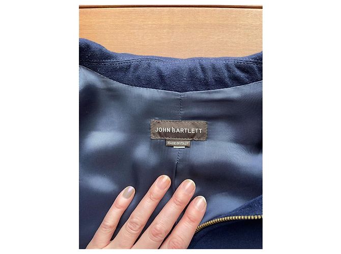 Autre Marque John Bartlett Short Jacket Dark Blue Virgin Wool Navy blue - view 6