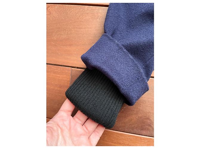 Autre Marque John Bartlett Short Jacket Dark Blue Virgin Wool Navy blue - view 7
