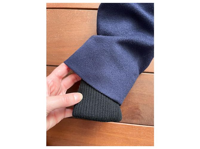 Autre Marque John Bartlett Short Jacket Dark Blue Virgin Wool Navy blue - view 8
