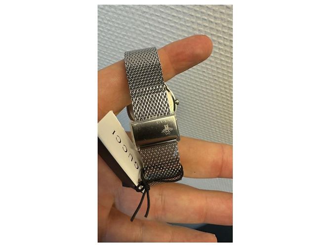 Gucci Uhr Edelstahl Perlmutt Zifferblatt Silberfarben - Ansicht 3