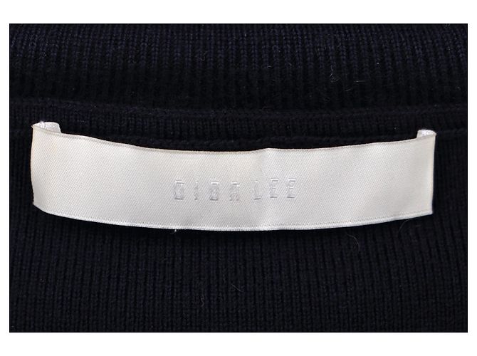 Autre Marque Dion Lee Cutout Rollkragenpullover aus marineblauer Wolle - Ansicht 4