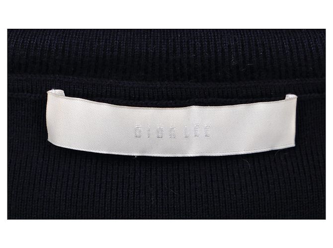 Autre Marque Dion Lee Cutout Rollkragenpullover aus marineblauer Wolle - Ansicht 9